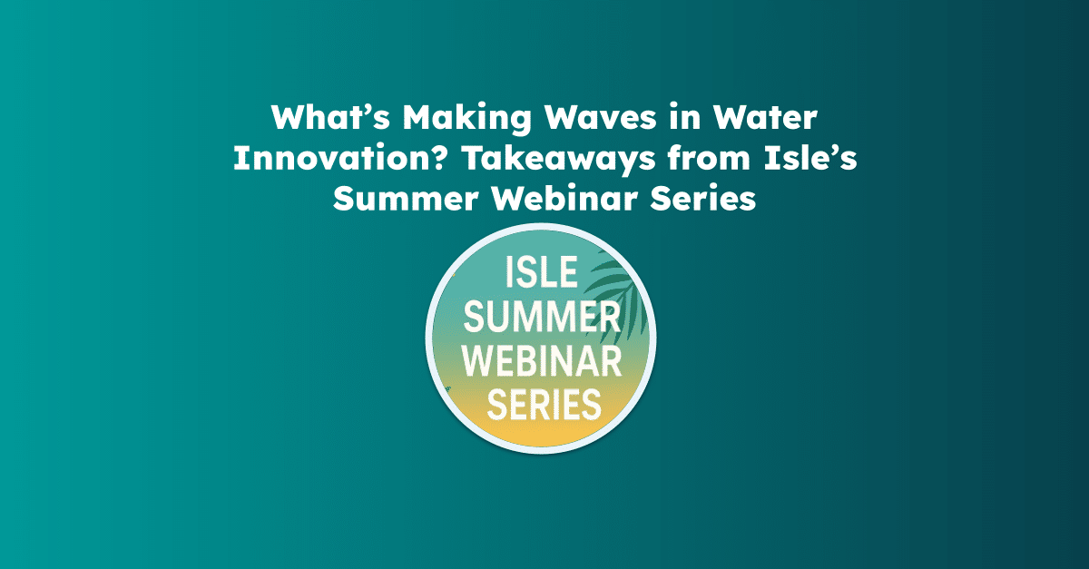 Summer webinar Series Recap