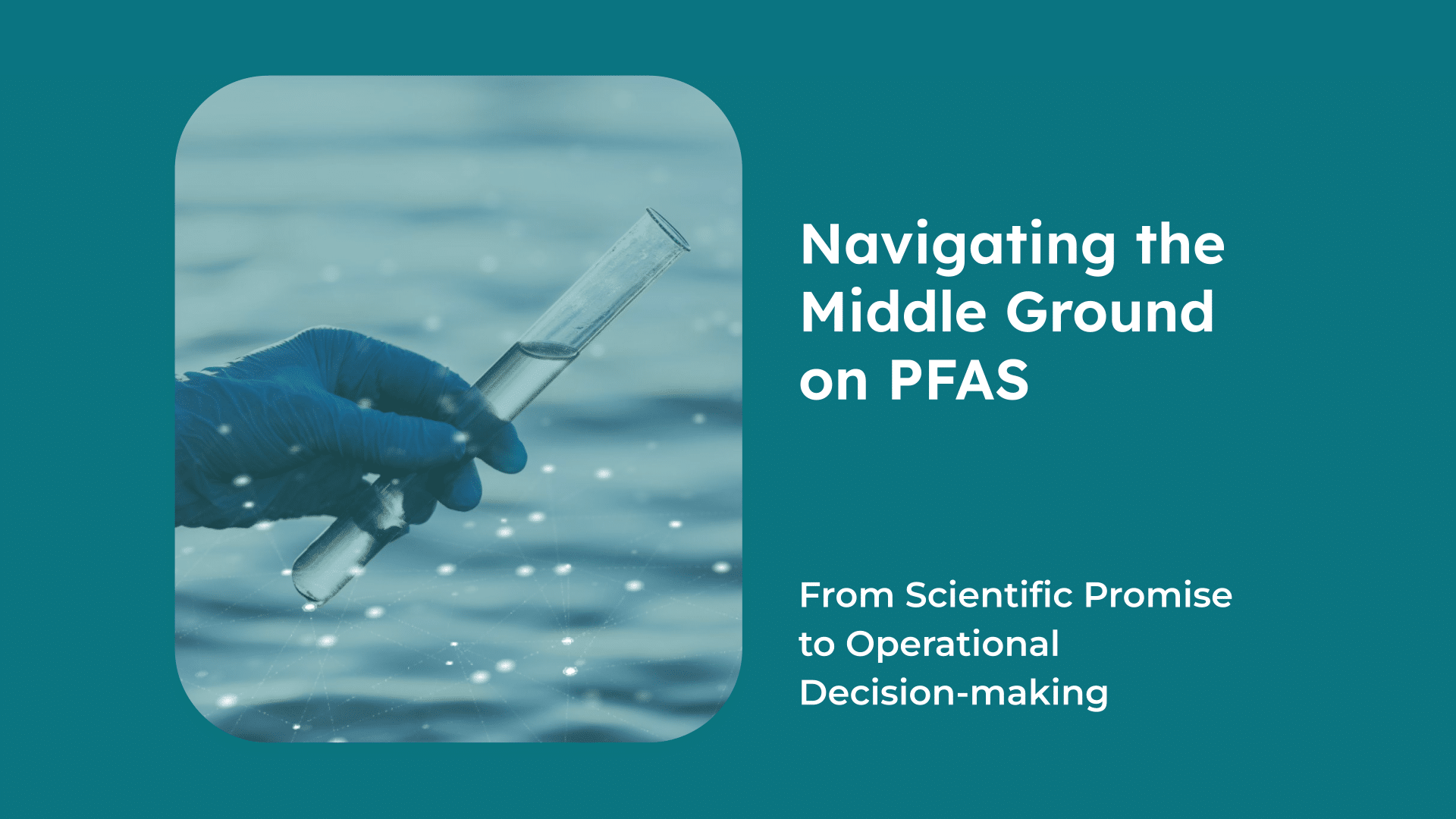 Navigating the Middle Ground on PFAS